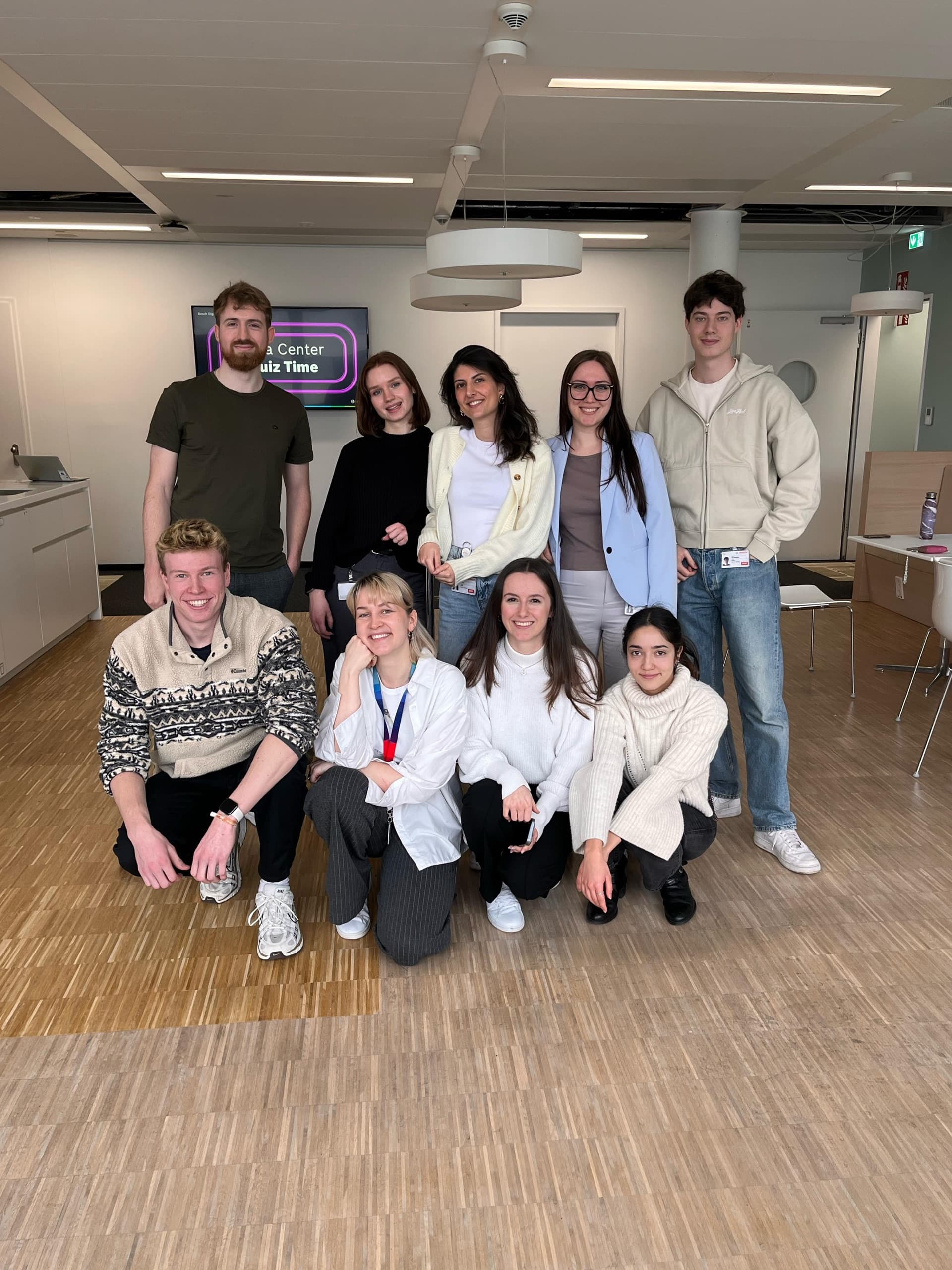 Teamfoto der Change-Management-Abteilung bei Bosch